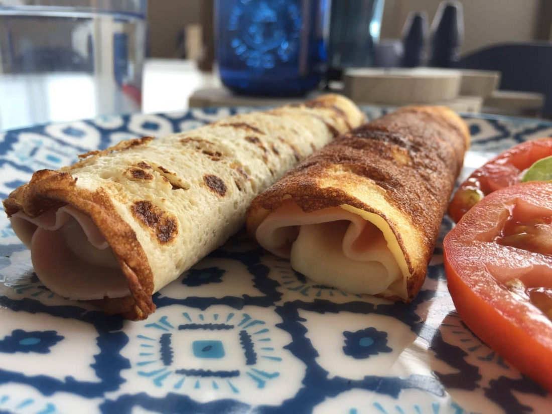 Creps de jamón y queso