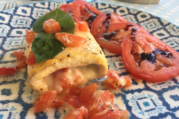 Pechuga de pollo a la Caprese