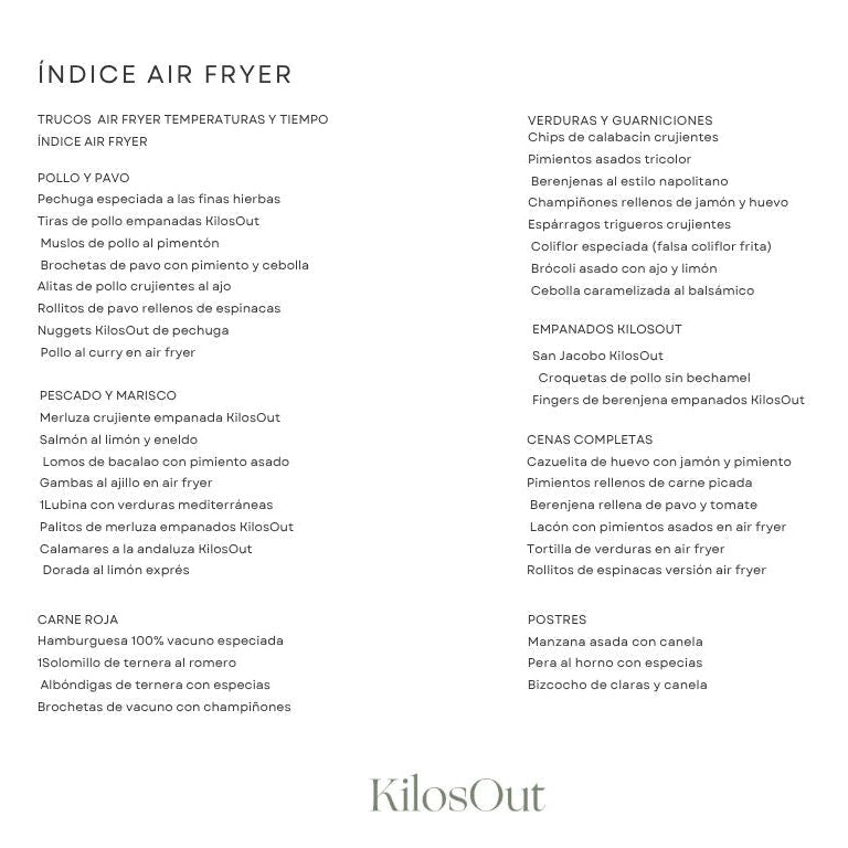 EBOOK RECETARIO AIRFRAYER