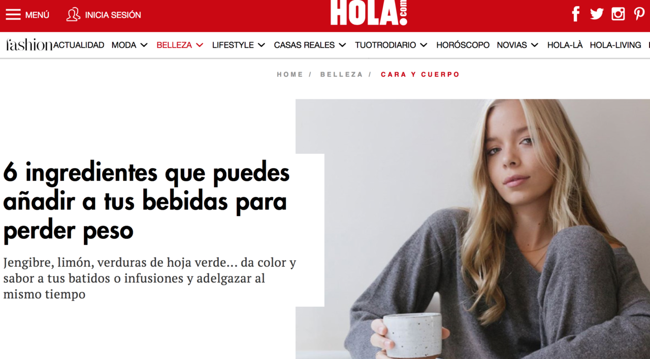 6 ingredientes que puedes añadir a tus bebidas para perder peso