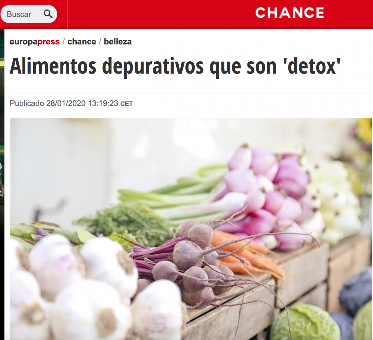 Alimentos depurativos
