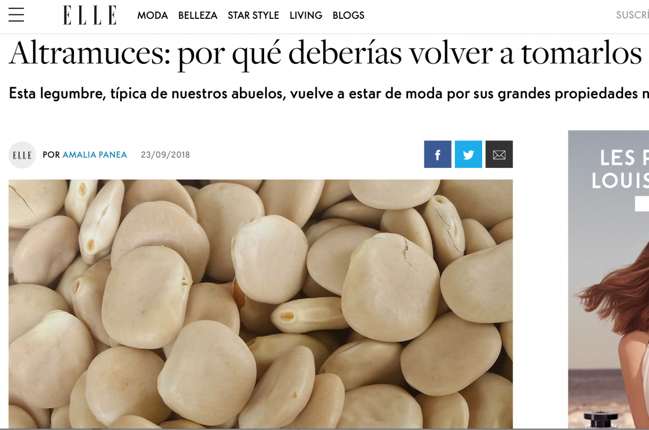 Altramuces: por qué deberías volver a tomarlos