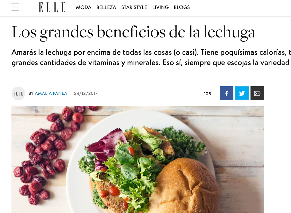 Los grandes beneficios de la lechuga