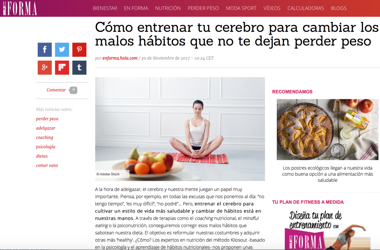 Cómo entrenar tu cerebro para cambiar los malos hábitos que no te dejan perder peso